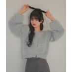 ショッピングボレロ カーディガン ダンスヤーンラメニットカーディガン レディース