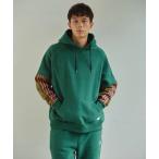 パーカー Duckster/ダックスター　バイカラーストライプフーディ メンズ レディース