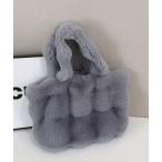 ショッピングもこもこ ハンドバッグ もこもこファーハンドバッグ