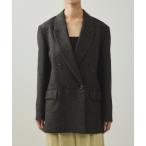 ジャケット テーラードジャケット 「EMOELLE」ウールネップテーラードジャケット レディース