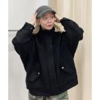 ブルゾン アウター スライバービックブルゾン レディース