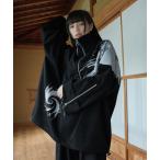 トレーナー スウェット フェイクスウェードプリントハーフジップ メンズ レディース