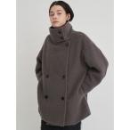 ショッピングキレイキレイ コート アウター スタンドカラーショートコート レディース