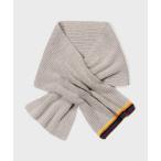 ショッピングスカーフ マフラー アーティストストライプ ニットスカーフ「250423」 メンズ