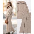 ショッピングセットアップ レディース セットアップ ニット＆スカート2点セットアップ レディース