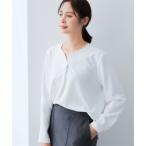 ショッピングDays tシャツ 「ジャージーシリーズ」キーネックラウンドヘムプルオーバー（ストレッチ・しわになりにくい・ＵＶカット）「大きいサイズ有」 レディース