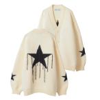 カーディガン STAR FRINGE KNIT CARDIGAN レディース メンズ