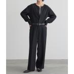 ショッピングつなぎ オールインワン 「低身長/高身長向けサイズ有」長袖シャツオールインワン「サスティナブル」 レディース