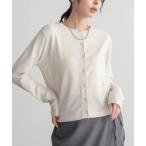 カーディガン ベロア見えカーディガン「サスティナブル」 レディース