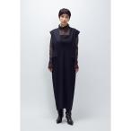 ドレス ウールサテンワンピース