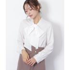 ショッピングSTUART ブラウス シャツ  ビッグボウタイブラウス レディース