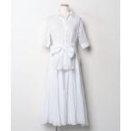 「JENNE」 ドルマンスリーブワンピース M ホワイト レディース