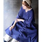 「soulberry」 長袖ワンピース M ダークブルー レディース