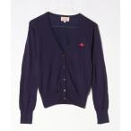 ショッピングWestwood 「Vivienne Westwood red label」 ワンポイントニットカーディガン 1 パープル レディース