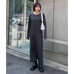 ショッピングニットワンピース ワンピース 「mline」カットアウト ニットワンピース