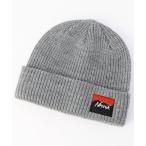 ニット帽 ニットキャップ NANGA/ナンガ BOX LOGO BULKY BEANIE ボックスロゴビーニー メンズ レディース