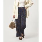 パンツ ベロア レオパード ワイド パンツ レディース