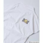 tシャツ 水森亜土 刺繍ハイネックTシャツ レディース