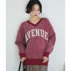 ショッピングドゥ ニット セーター アーチロゴシャギーニット レディース