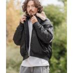 ショッピングモッズコート ミリタリージャケット モッズコート mj11218-リアルファー襟フライトジャケット(HLCM0206)