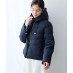 ダッフルコート コート ショート丈フーディーファイバーダウンジャケット（防風・保温性・はっ水）「大きいサイズ有」 レディース