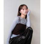 キャミソール アンゴラブレンドニットビスチェ / キャミソール レイヤード 重ね着 ふわふわ 秋冬 シンプル