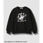 トレーナー  Sanrio 「クロミ シナモロール」アートプリント起毛トレーナー キッズ 子供服 女の子