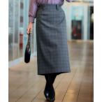 ショッピングDays スカート 「あったか裏起毛」タブ付きミディ丈スカート（しわになりにくい・ストレッチ）「大きいサイズ有」