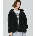 ブルゾン アウター フリースジップアップジャケット レディース