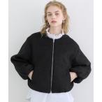 ショッピングブルゾン ブルゾン アウター カーリーボアブルゾン レディース