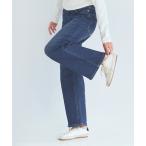 パンツ ムーヴデニムセミワイドパンツ レディース