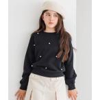 トレーナー  キッズ　パールスウェットトップス キッズ 子供服 女の子
