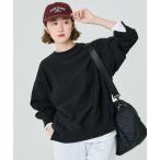 ショッピングcoca トレーナー スウェット ヘビーウェイト裏毛レイヤードスウェット レディース