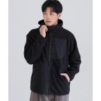 パーカー 両面マイクロフリースマウンテンパーカー メンズ