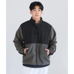 ブルゾン アウター 両面マイクロフリーススタンドジャケット メンズ