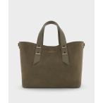 トートバッグ Shania シャ二ア ダブルハンドルスラウチーバッグ レディース