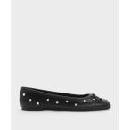 バレエシューズ パンプス Barbara バーバラ パールエンベリッシュドボウバレエフラット