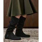 ショッピングニーハイ ブーツ フォースエード ルーシュドニーハイブーツ レディース