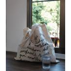 トートバッグ 「SANSeLF」ハンドライティングロゴキャンバストートバッグ saa25a134 レディース