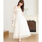 ショッピングシフォン ワンピース オフショル シフォン フリル ロング ワンピース