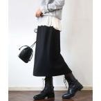 スカート ループネップツイードIラインスカート/洗える