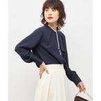 ショッピングブラウス ブラウス シャツ ウォッシャブルストレッチジョーゼットボウタイ風ブラウス レディース