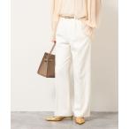 パンツ フラノセミワイドパンツ レディース