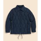 ダウンジャケット ダウン ストレッチナイロン　キルティングダウン　コーチジャケット メンズ