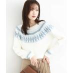 ニット セーター ノルディック柄ニット/洗える レディース