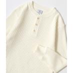 トレーナー スウェット 2025AW JEMORGAN/ジェーイーモーガン ビックワッフル 無地 ヘンリーネック スウェットトレーナー レディース メ