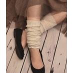  гетры [float] натуральный ребра вязаный гетры / нога покрытие [6 цвет развитие ] женский 