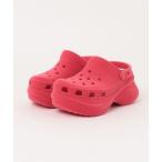 サンダル crocs クロックス BAE VELVET CLOG W ベイベルベットクロッグ 211919-7AQ DIGIT RASPBERRY レ