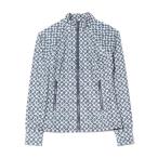 パーカー ロゴ プリント コットンブレンド クロップ フーディー レディース