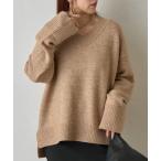 ニット セーター ゆるふわVネックニット レディース